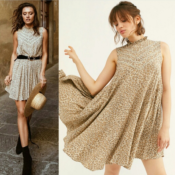 New spell designs frankie tunic dress cheetah L - Picture 3 of 8